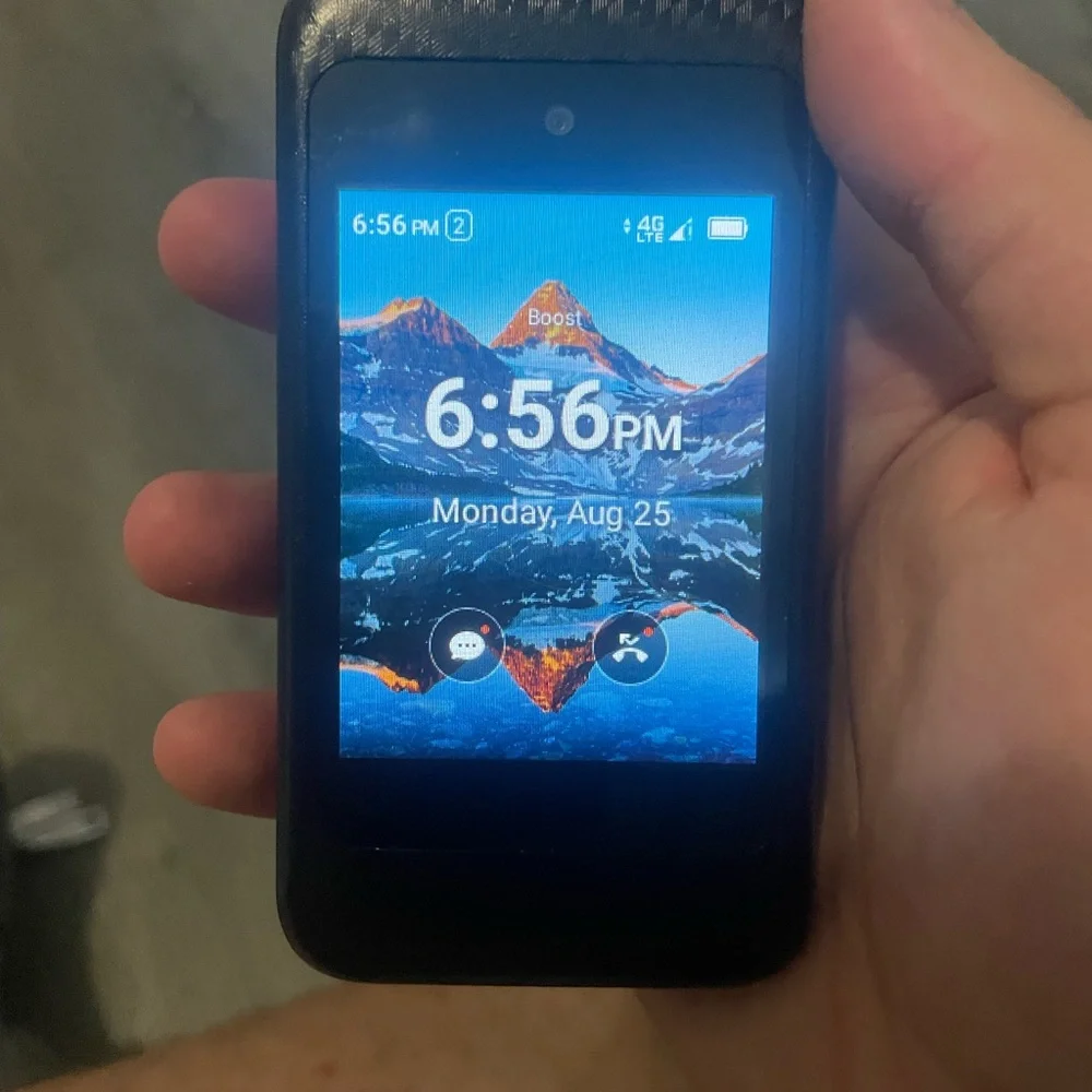 Black Flip Phone